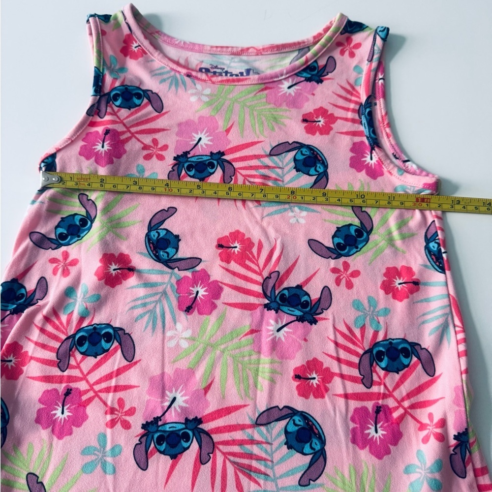 Disney Pink Stitch Floral Dress - Picture 7 of 7